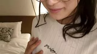 English Dubbing Interior designer, 21, attracted by face and money, shaking her tits.