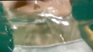 Sexy Girl Dancing Under the Water