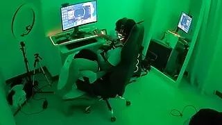 April and Nyx - Eating a schoolgirl pussy