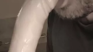 Deep throat, deep ass and male squirt workout with happy ending