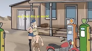 Fuckerman Petrol Station full Version Gameplay by LoveSkySan69