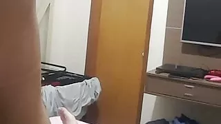 Riding on my boyfriend.