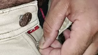 Today I came with oil on my cock