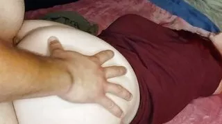 RedHead Milf Fucking Doggy Style Big Ass Bouncing Cum Deep in her Tight Pussy Creampie Wet Hot Orgasm Loud Moan Tits Brutal Sex