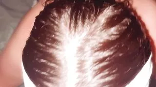 Huge tit wife giving blow job