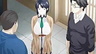 Hentai teen girl came to visit.