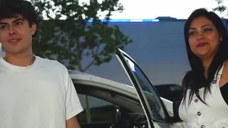 Carol Linda can't believe the HUGE DONG that's about to pierce her Latin pussy!