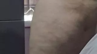 Step son dick almost cry after seeing step mom naked getting changed on new clothes in his front