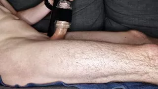 Good boy gets milked