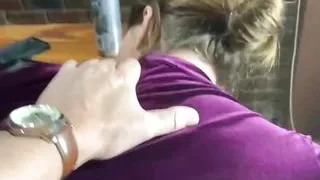 Hot stepmom sucking my dick before i fuck her tight pussy