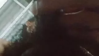 Minato plays with his long penis in the bathroom