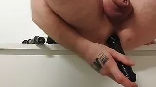 I fuck my horny juicy ass cunt with thick dildo