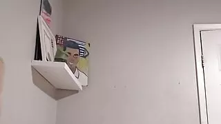 Holding in my cum to practice but then later I burst out yummy cum