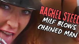 Amateur MILF Blows the Chained Man