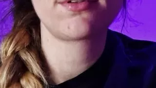 Sexy student knows how to blow big cocks and how to play with her cum