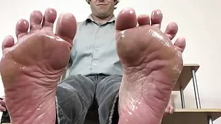 Professor Has Student Lick His Wet Feet ABRIDGED