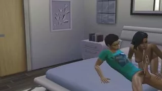 Stepsister with stepbrother