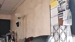 Smelling my Feet & measuring in office