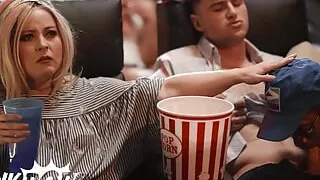 Unexpected Threesome In A Movie Theater With Dante Colle, Michael Boston & Troye Dean - TWINKPOP