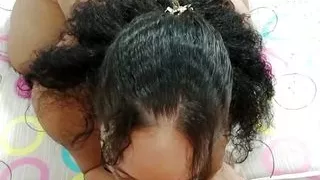 Amanda is so horny that she seduces her stepdad and rides her rich cock - Porno en Español