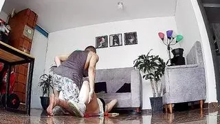 Asherr and Shantal - Couple excercise turns into hot fucking