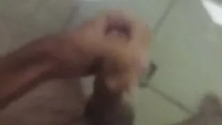 I recorded myself jerking off in the shower very close up cam