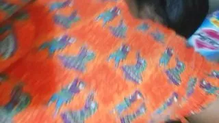 A young loving couple warms each other with love and  hot sex