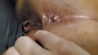 Amateur Threesome Homemade Black Boy Cumming And Husband Cleaning All Dripping For Down