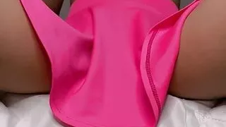 Gentle babe with perfect tits masturbates to orgasm