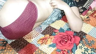 Didi has made her stepwriter take off her clothes and get herself Hindi