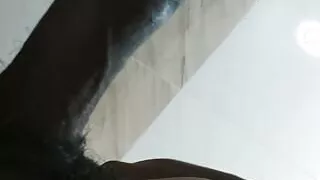 In hotel room washroom shake my dick