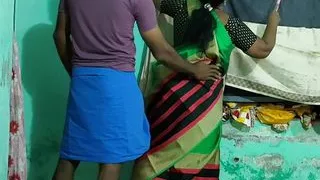 Step mom was cleaning bedroom wall step son I had sex with her Real homemade