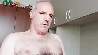 A handjob while watching a porn video on Xhamster