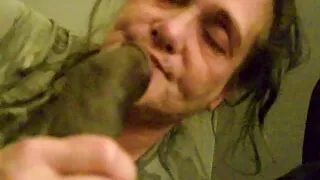 Tending to His Beautiful Cock