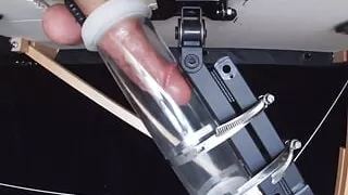 Boy storing cum with the method of sucking and stimulating the glans.