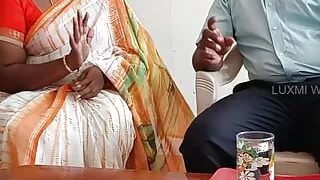 Bank Manager Fucking Housewife in Saree for Loan Repayment