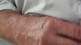 My cock in great shape for a Sunday morning in the hospital