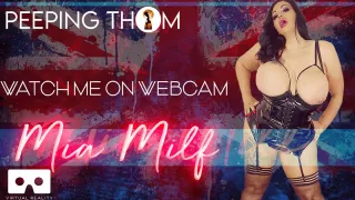 Mia MILF - Watch Me On Webcam; Huge Tits BBW Solo