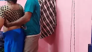 Aunty Was Changing Her Clothes and I Rubbed Her Behind and Had Sex with Her