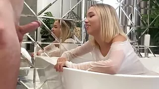 Fucked a Hot Asian Bitch in the Bathroom