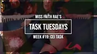 A Tasty Task for Cum Eaters - Miss Faith Rae's Femdom Audio CEI Task Cum Eating Instructions - HD 10