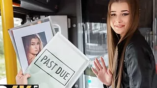 DEBT4k. Covering Her Debt. Hot sex with Olivia Sparkle