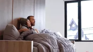 Boring Snowy Day... Fuck My Asshole to Have Some Fun! Cherry Adams Anal Sex