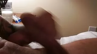 Short clip, solo jerk off with a cumshot