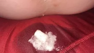 Daddy uses his fuck doll and feeds her a creampie