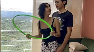 I Help My Shy Stepsister with Her Aerobics Classes and I End up Fucking Her Nice and Hard.