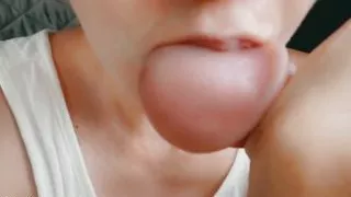 Cumshot in Care. Fuck Pussy Petite Girl Under Skirt and Cum in Pussy