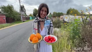 Fucked A Village Girl In Her Garden While Her Husband Was Not At Home