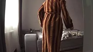 Cheating wife with a friend while her husband is at work. Real