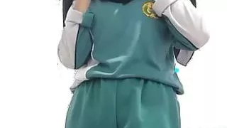 Seducing thin hairy school teen narrow pussy